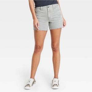 Women's High-Rise Midi Jean Shorts - Universal Thread NWT size 0